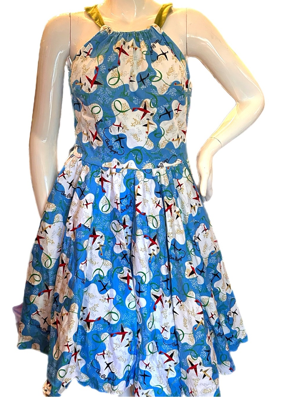 Pinup Couture Airplane Jet Harley Dress Size 2X